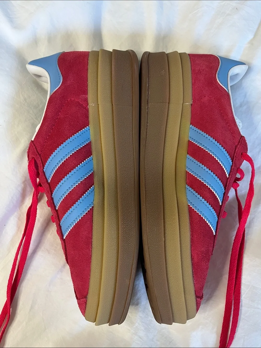 adidas Gazelle Bold Active Pink Blue Burst (Women's) size 7-7.5
